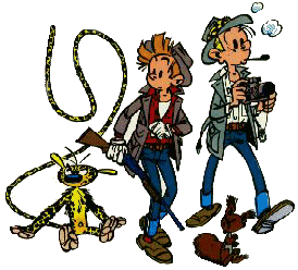 Gif animé Spirou et Fantasio